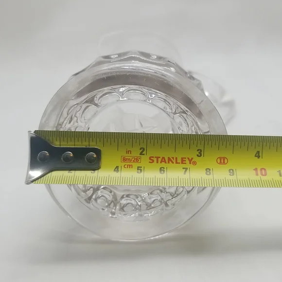 Antique EAPG Etched Skinny Pitcher - Picture 10 of 16